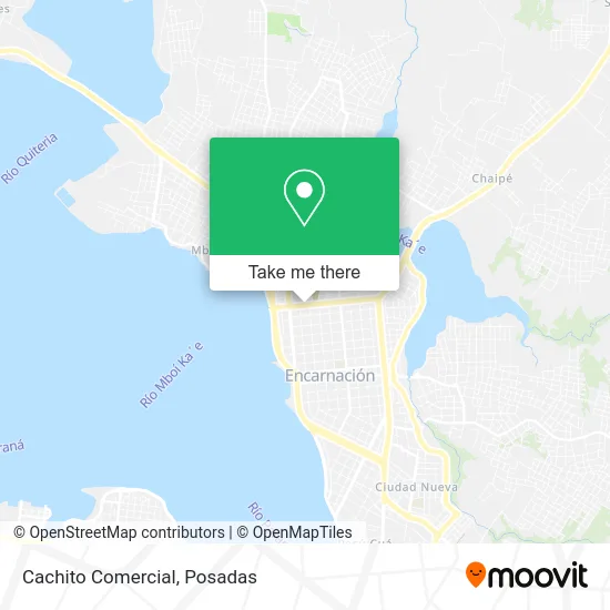 Cachito Comercial map