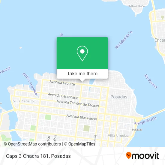 Caps 3 Chacra 181 map