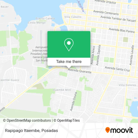Mapa de Rapipago Itaembe