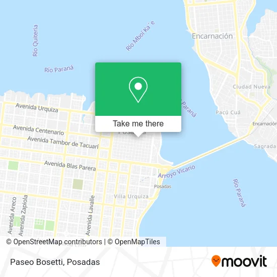 Paseo Bosetti map