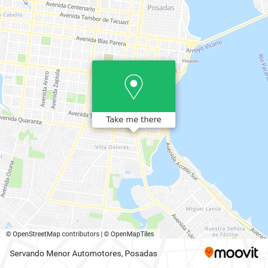 Servando Menor Automotores map