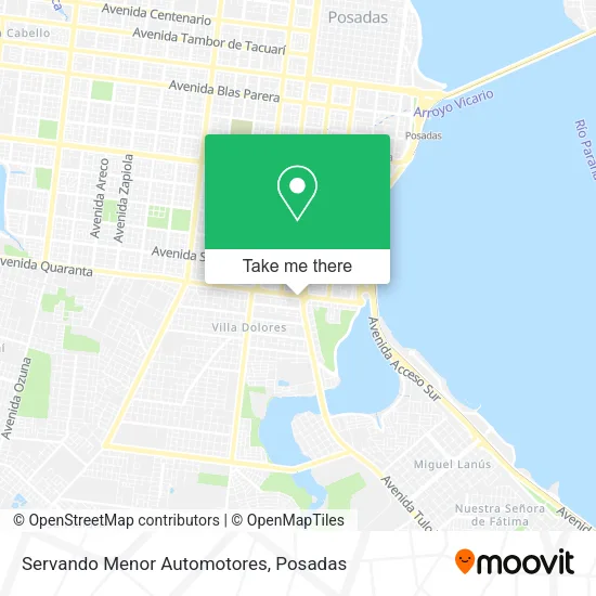 Servando Menor Automotores map