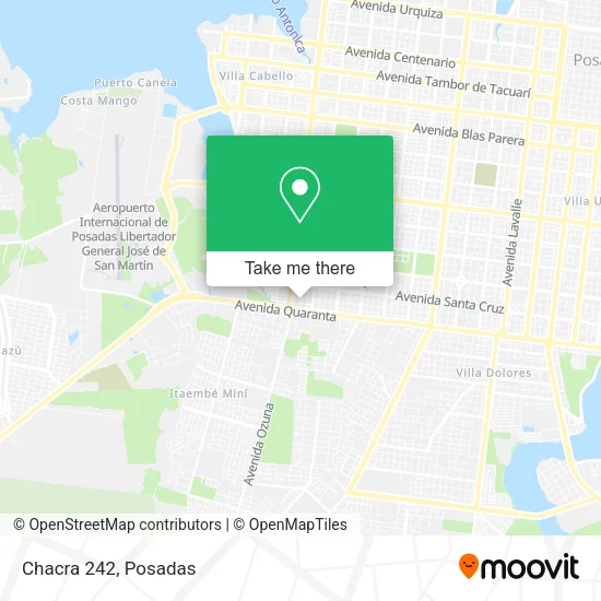 Chacra 242 map
