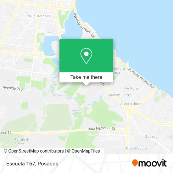 Escuela 167 map