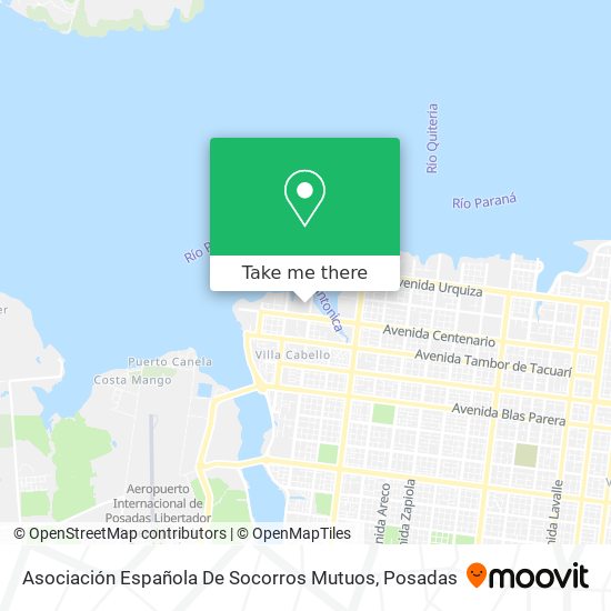 Asociación Española De Socorros Mutuos map