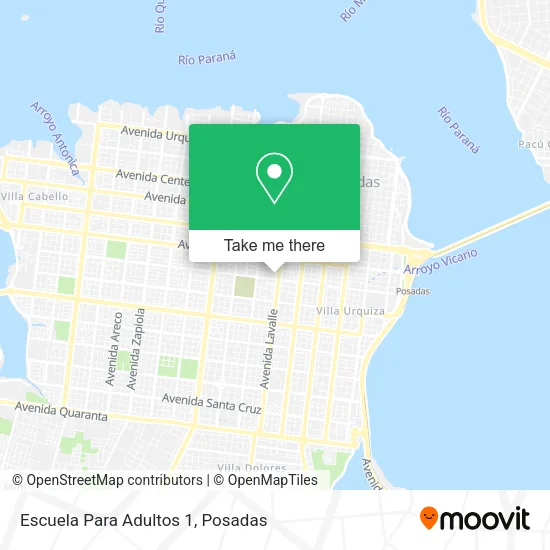 Escuela Para Adultos 1 map