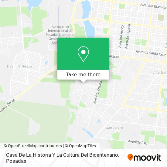 Casa De La Historia Y La Cultura Del Bicentenario map