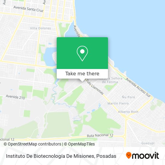 Instituto De Biotecnología De Misiones map