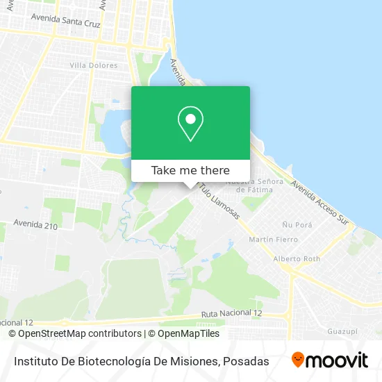 Mapa de Instituto De Biotecnología De Misiones