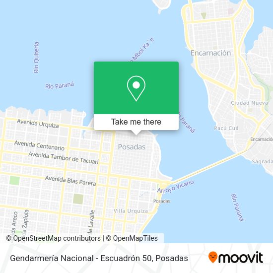 Gendarmería Nacional - Escuadrón 50 map