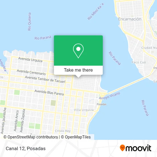 Canal 12 map