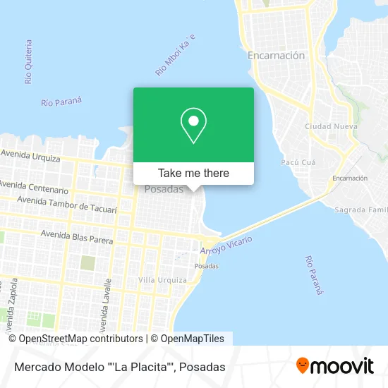 Mercado Modelo ""La Placita"" map