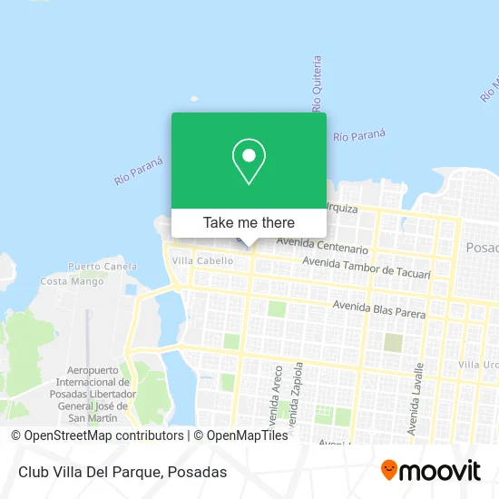 Club Villa Del Parque map