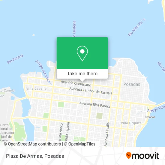 Plaza De Armas map