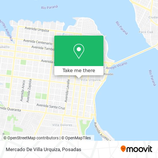 Mercado De Villa Urquiza map