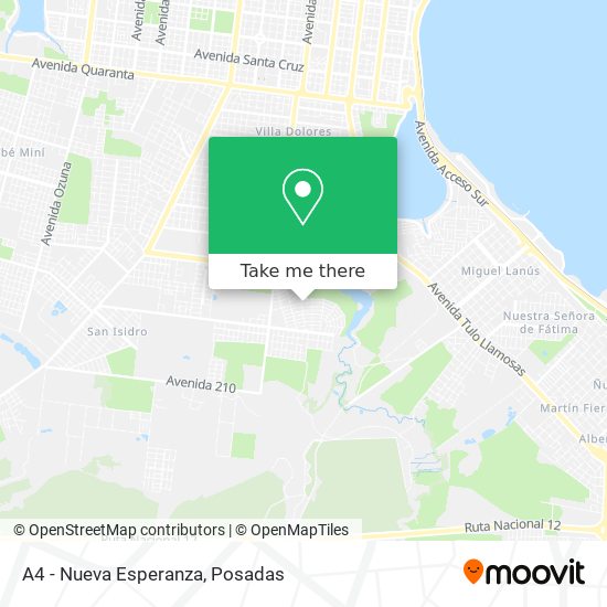 Mapa de A4 - Nueva Esperanza