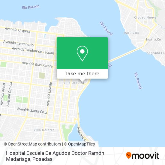 Hospital Escuela De Agudos Doctor Ramón Madariaga map