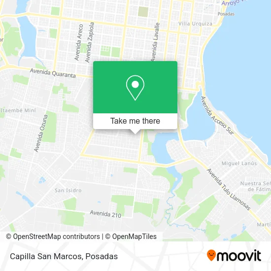 Capilla San Marcos map