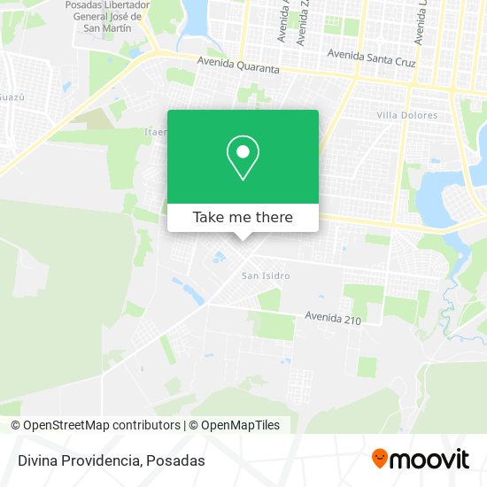 Mapa de Divina Providencia