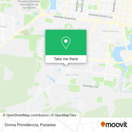 Mapa de Divina Providencia