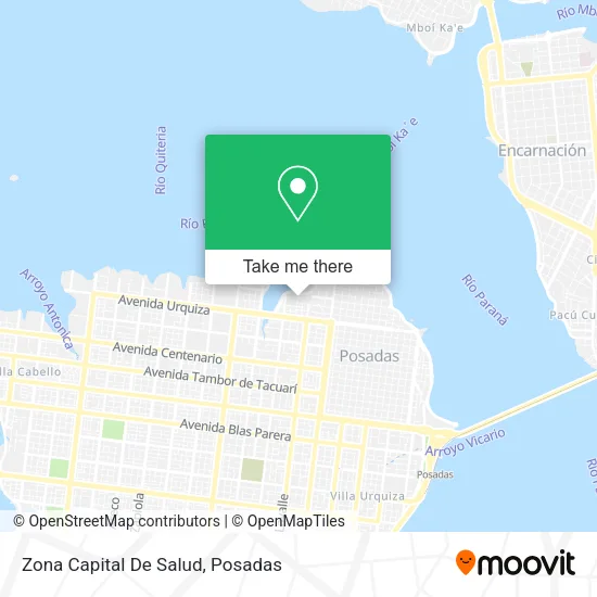Zona Capital De Salud map