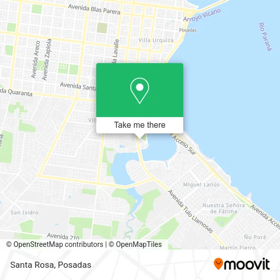 Santa Rosa map