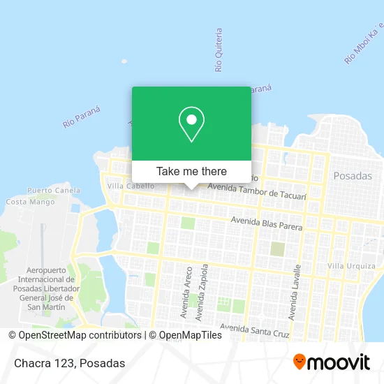 Chacra 123 map