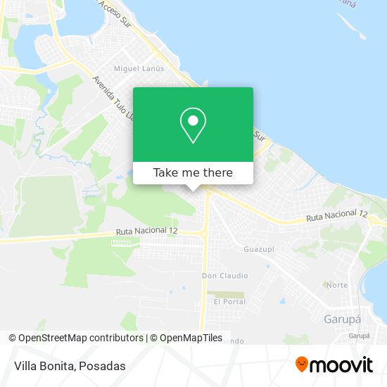 Villa Bonita map