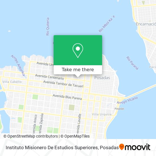 Instituto Misionero De Estudios Superiores map