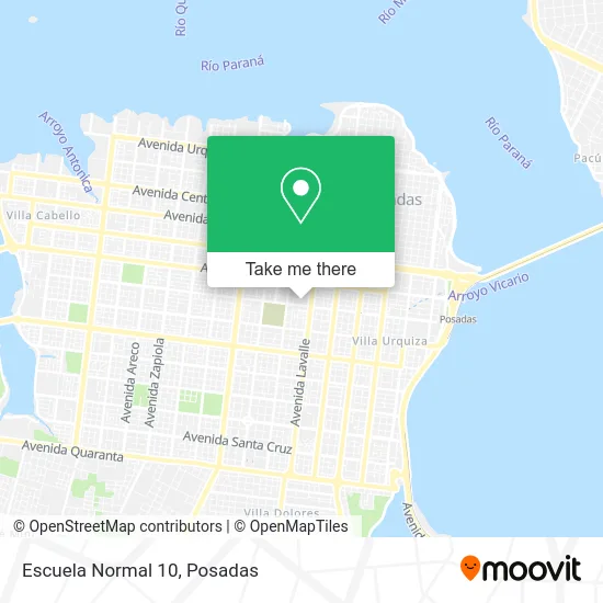 Escuela Normal 10 map