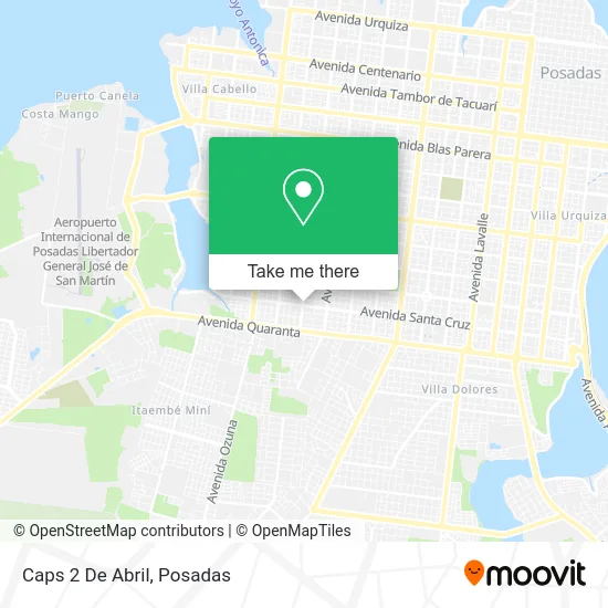 Caps 2 De Abril map