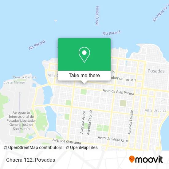 Chacra 122 map