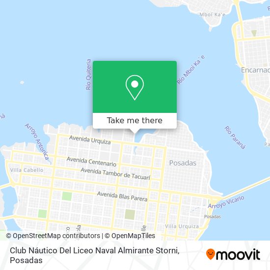 Club Náutico Del Liceo Naval Almirante Storni map