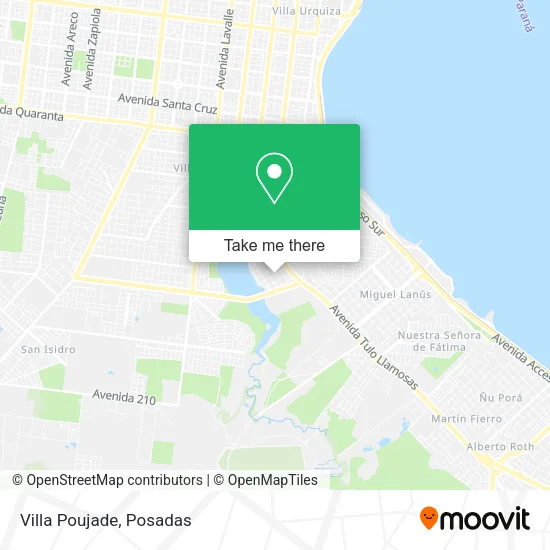 Villa Poujade map
