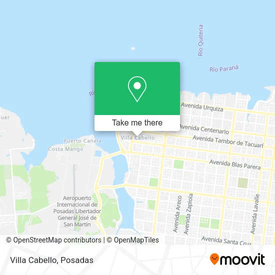 Villa Cabello map