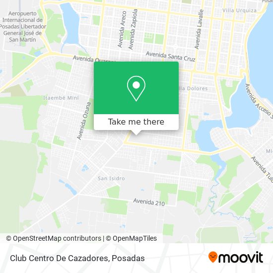 Club Centro De Cazadores map