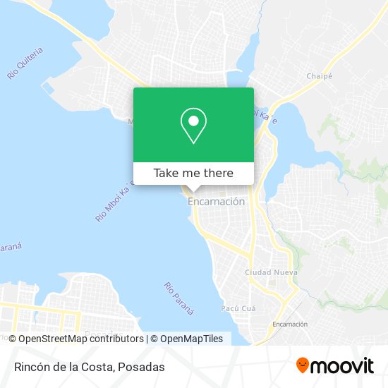 Rincón de la Costa map