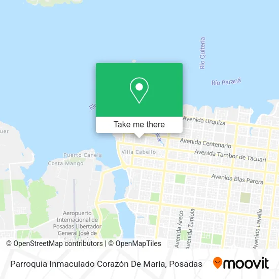Parroquia Inmaculado Corazón De María map