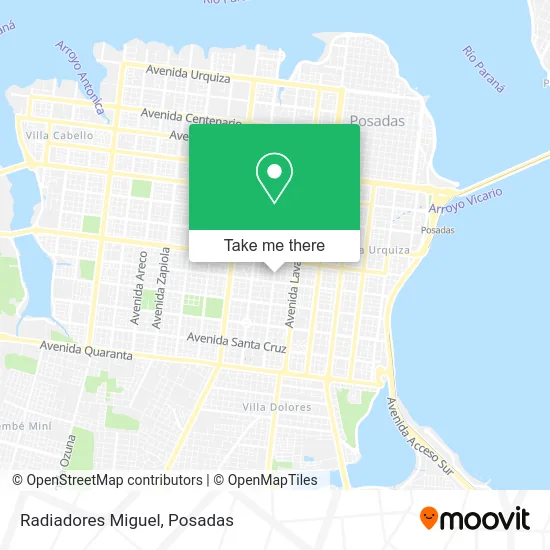 Radiadores Miguel map