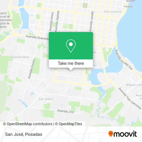 San José map