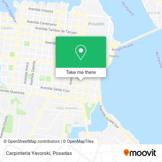 Carpinteria Yavorski map