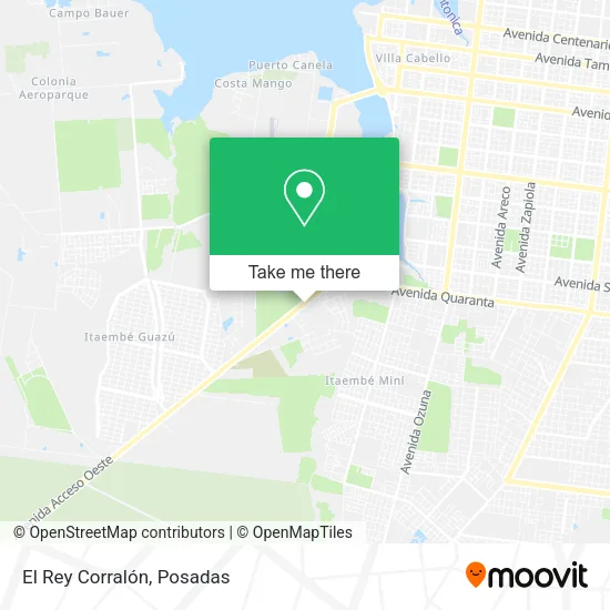 El Rey Corralón map