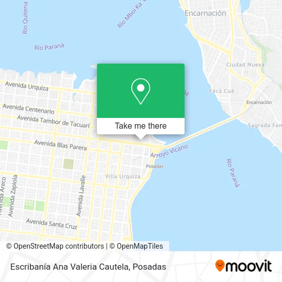 Escribanía Ana Valeria Cautela map