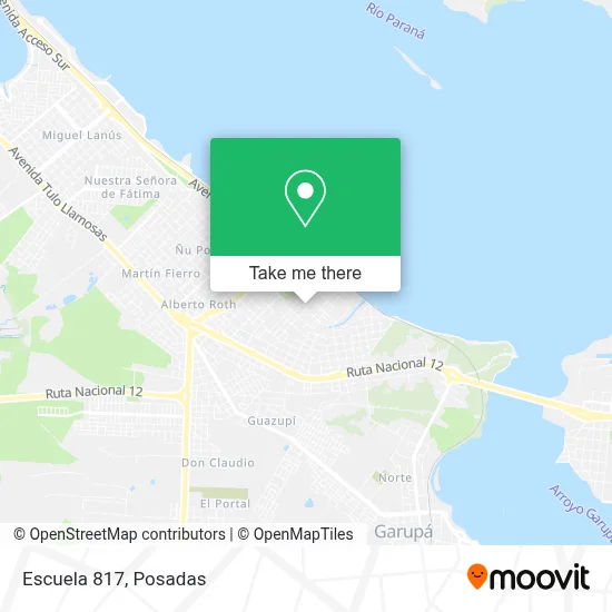 Escuela 817 map