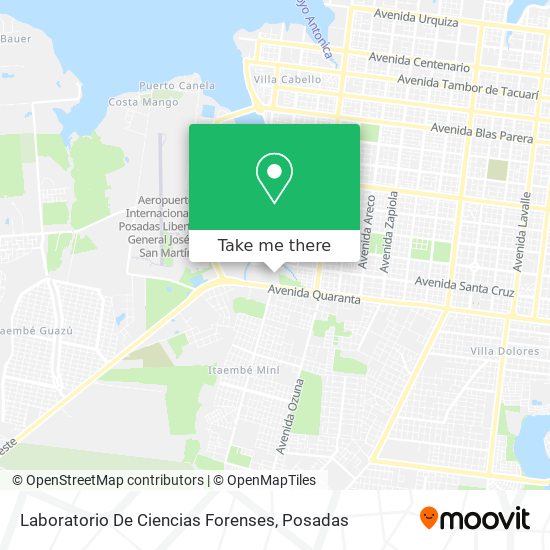 Laboratorio De Ciencias Forenses map