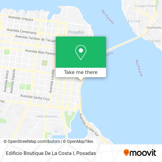 Mapa de Edificio Boutique De La Costa I