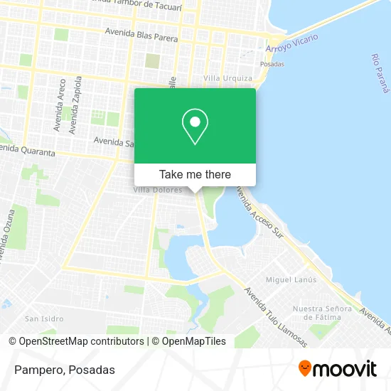 Pampero map
