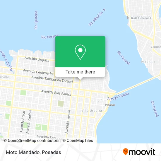 Moto Mandado map
