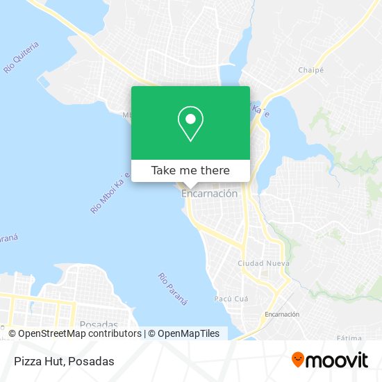 Pizza Hut map