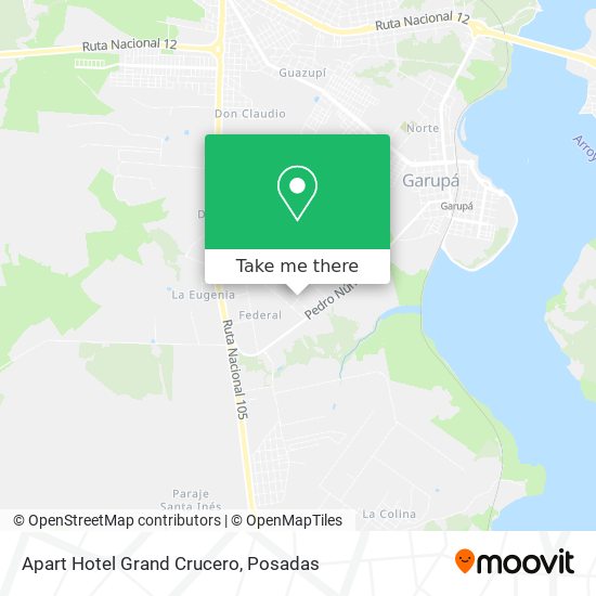 Mapa de Apart Hotel Grand Crucero